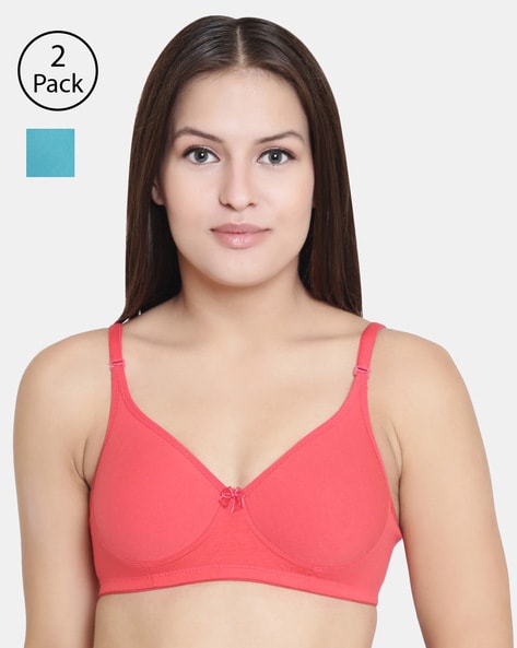 Assorted Red 2 Sizes Bigger Bras 2 Pack