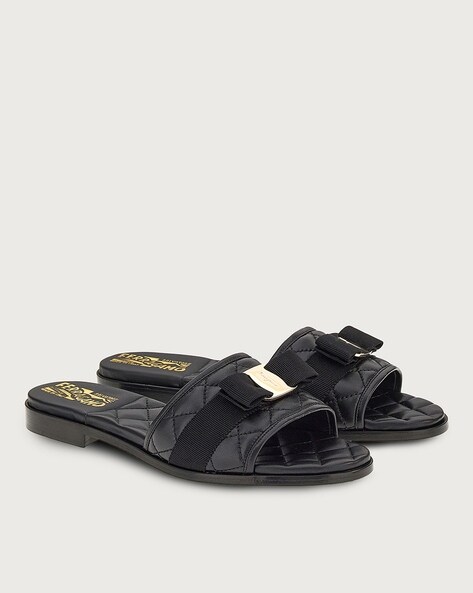 Salvatore ferragamo best sale slides womens