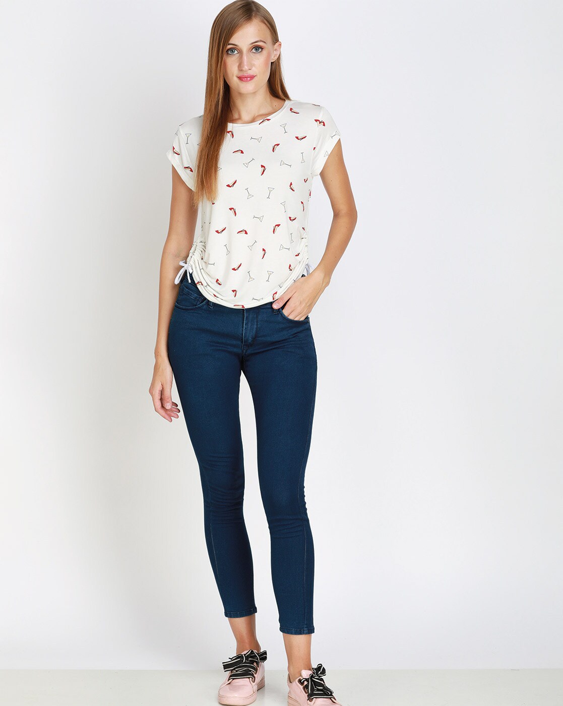 Buy White Tops for Women by Angloindu Online