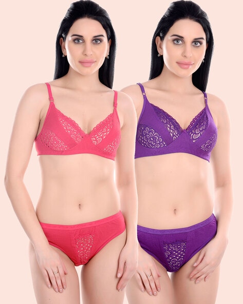 Buy Multicoloured Lingerie Sets for Women by AROUSY Online