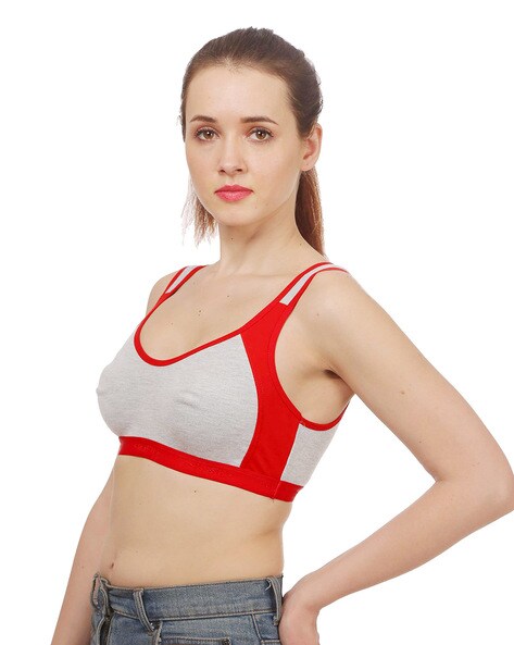 Buy Vaishnavii Woman Air Bra, Sports Bra, Stretchable Non Padded Seamless  Bra (Pack Of 2) Online In India At Discounted Prices