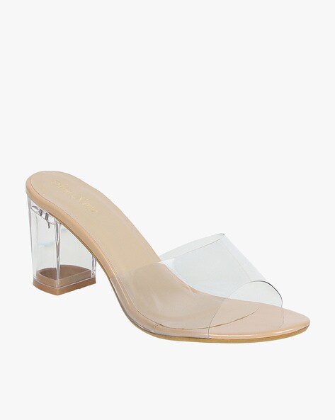 Clear 2025 wrap heels