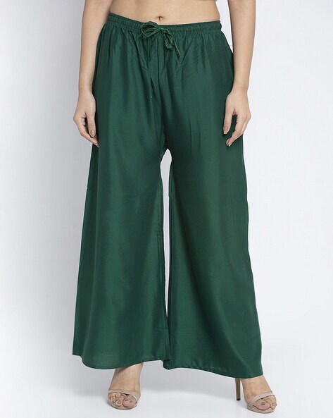 Buy ALAXENDER Women Leg Palazzo Pants, Dress Pants for Women, Work Pants  For Office. (MINT GREEN) Online at Best Prices in India - JioMart.