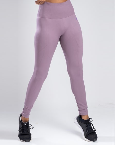 Buy Purple Leggings for Women by Sknz Online