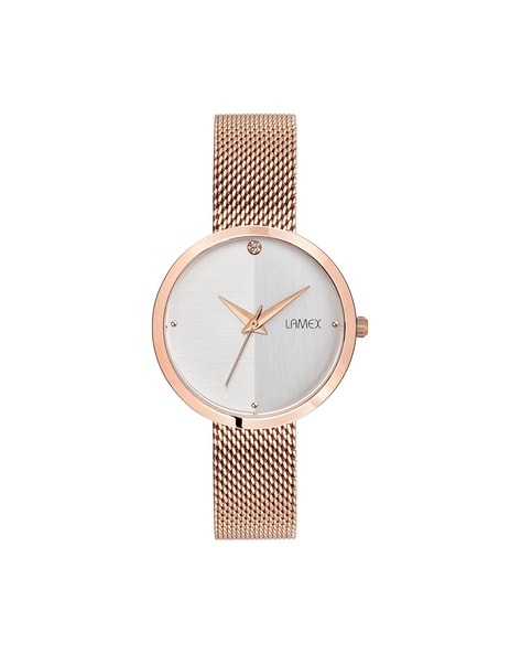 Buy Rose Gold Toned Watches for Women by LAMEX Online Ajio