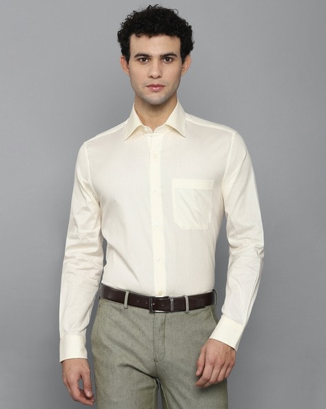 Cotton Shirt with Patch Pocket