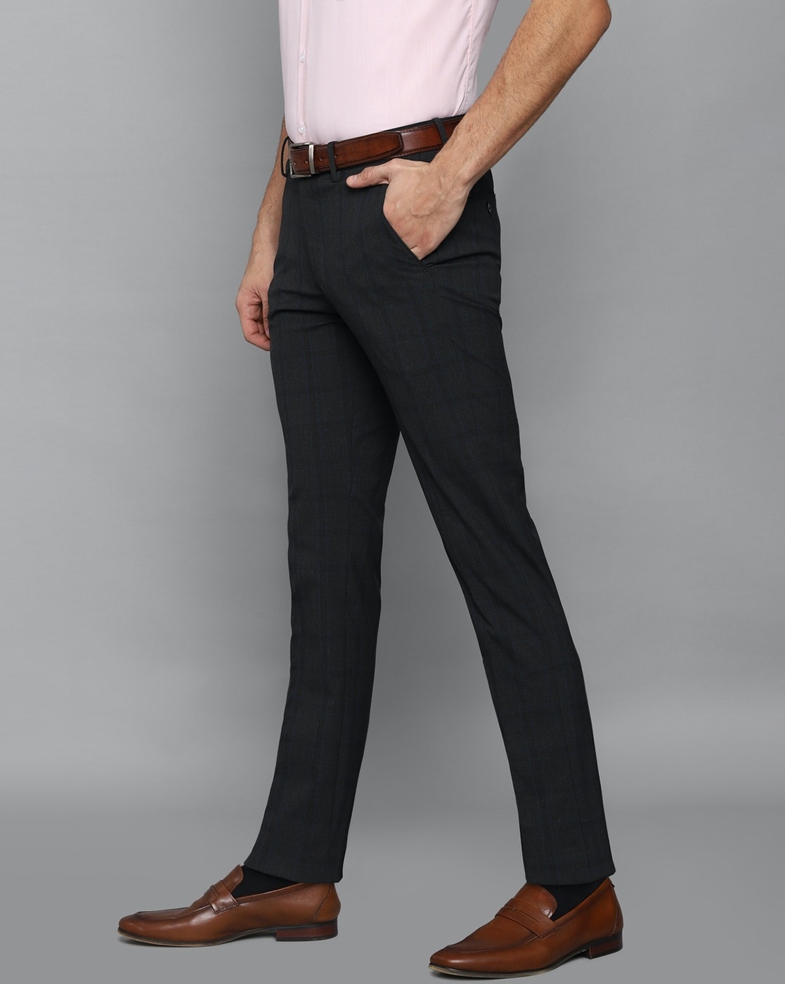 Buy Louis Philippe Black Trousers Online  718454  Louis Philippe