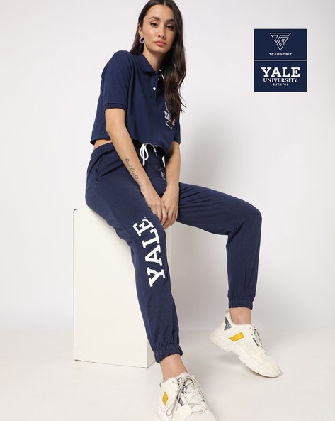 Printed Navy Blue Joggers Girls Track Pant at Rs 220/piece in Mumbai
