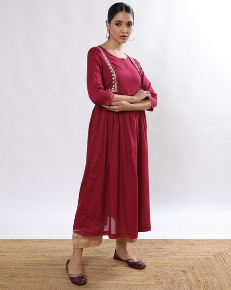 Buy Red Salwars & Churidars for Women by Svrnaa Online