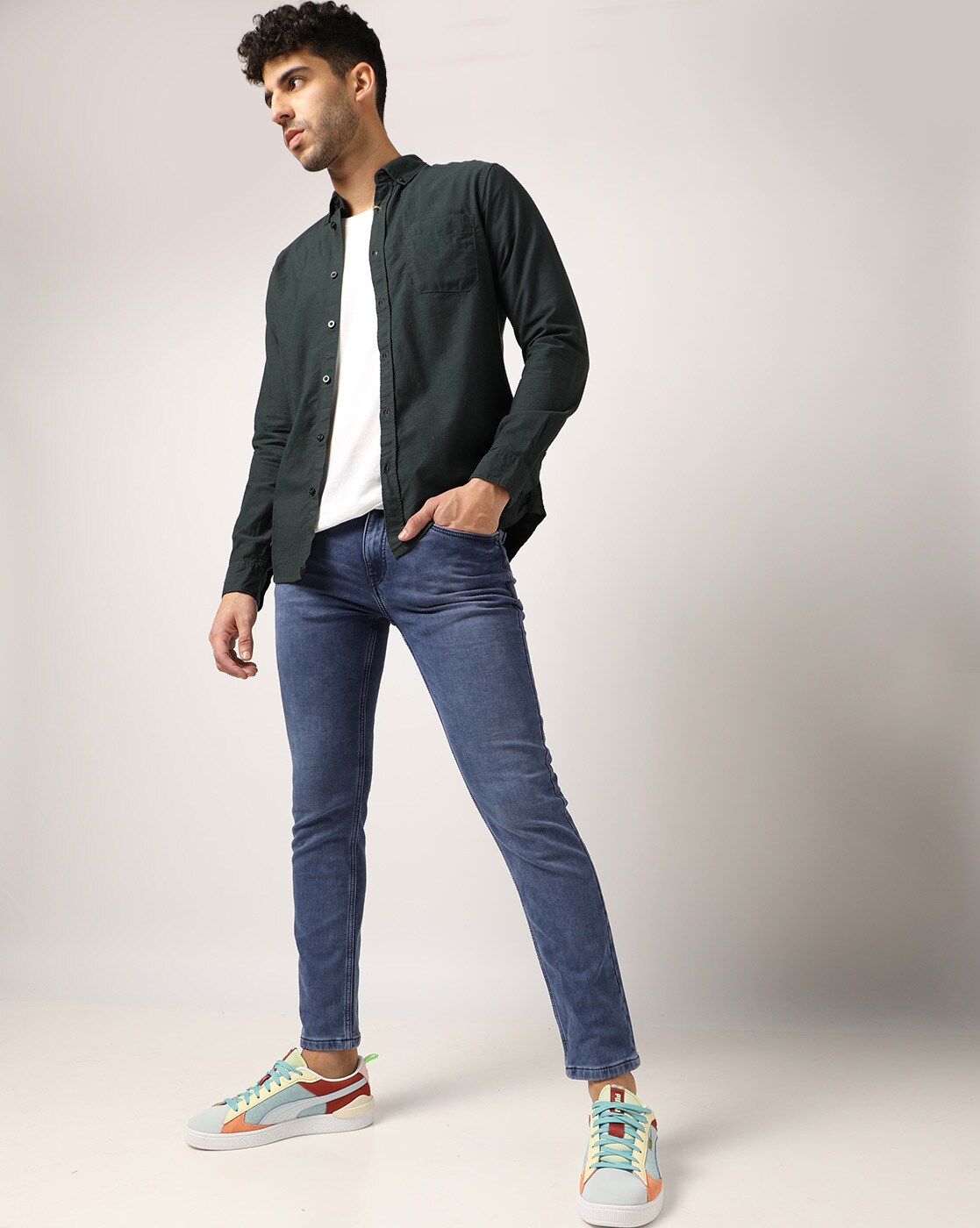 Buy Blue Jeans for Men by Buda Jeans Co Online Ajio