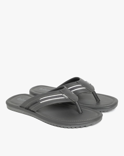 Lee Cooper Leather Thong-Strap Flip-Flops