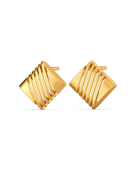 Hip Hop Gold Micro Pave CZ Rhinestone Stud Earrings For Men And Women Square  Shape Hip Hop Jewelry Gifts On Sale From Haoyun51828, $10.64 | DHgate.Com