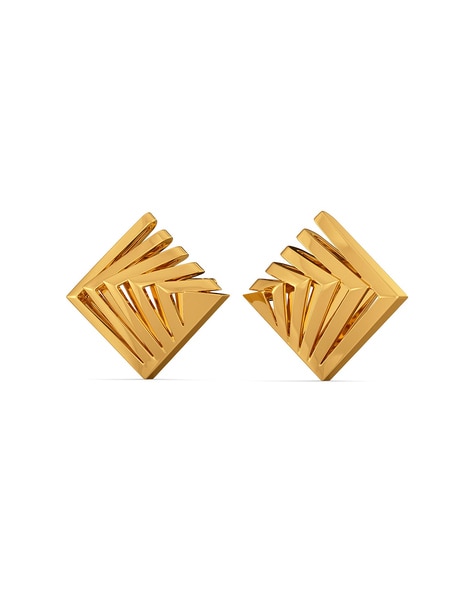 Automic Gold Coffee Cup Stud | Sustainable Fine Jewelry