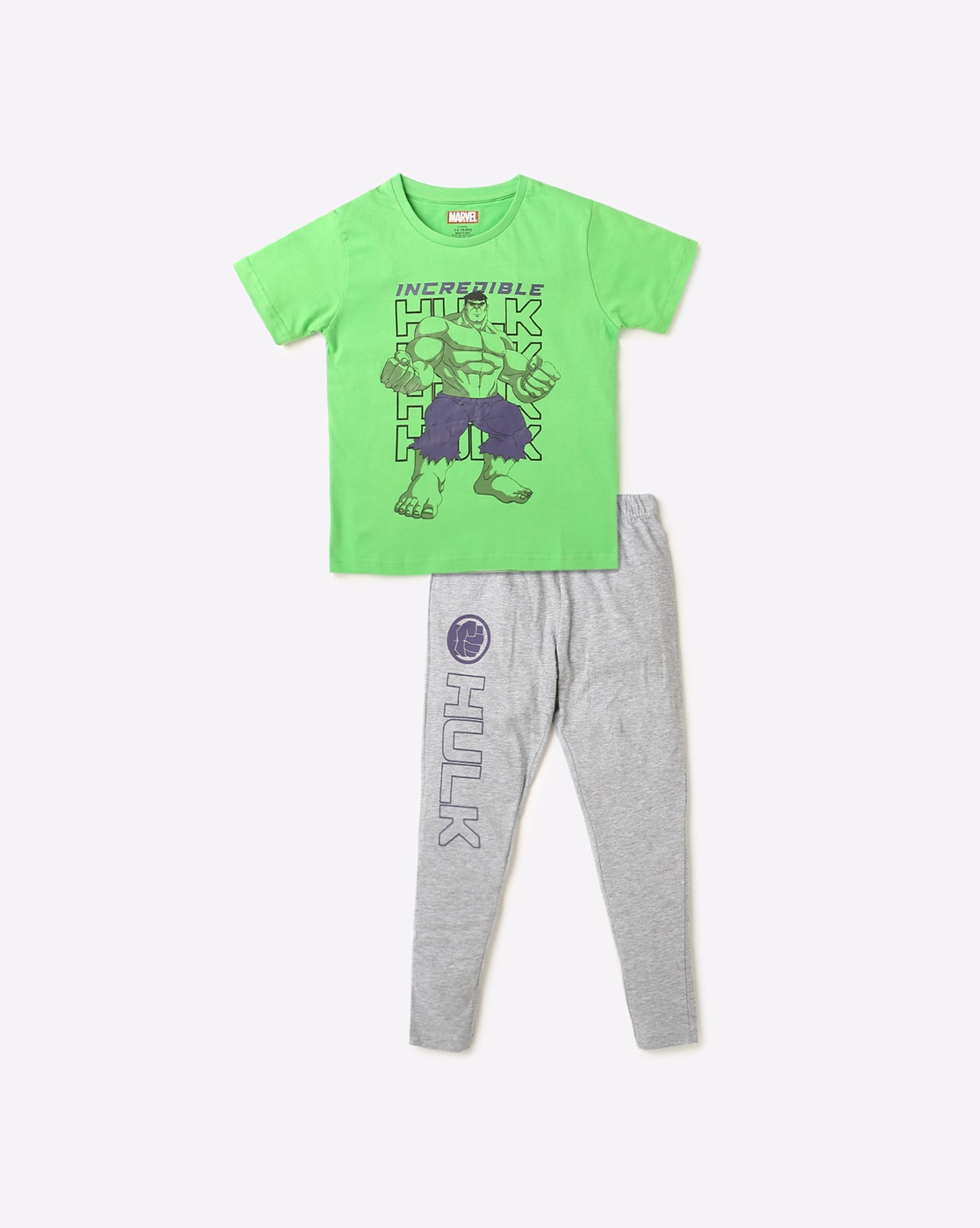 Hulk Print Nightsuit Set