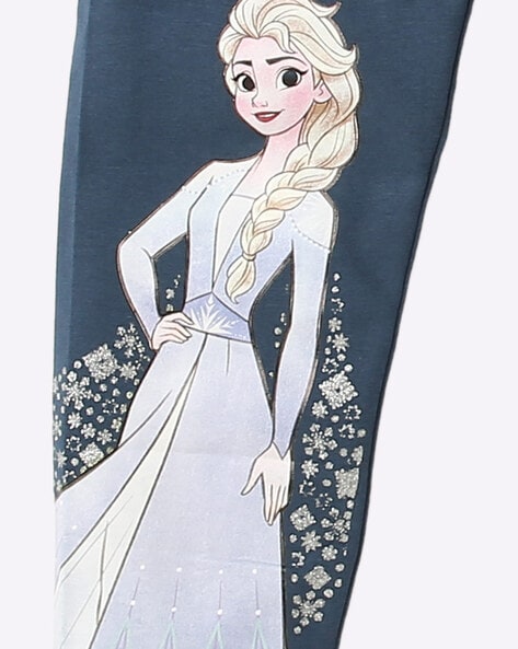 Girls' Frozen Full Length Elsa Print Leggings | Target Australia