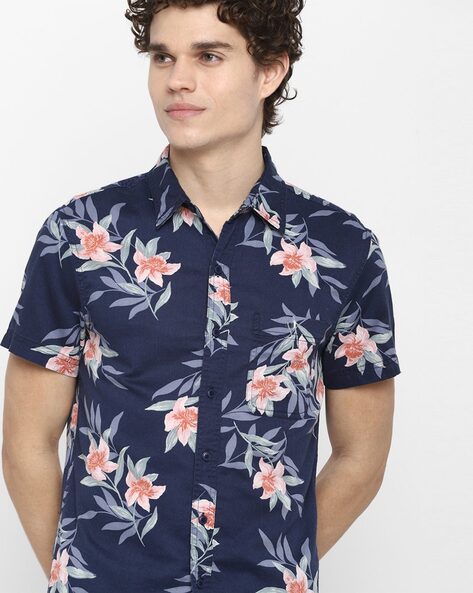 American eagle flower clearance shirt