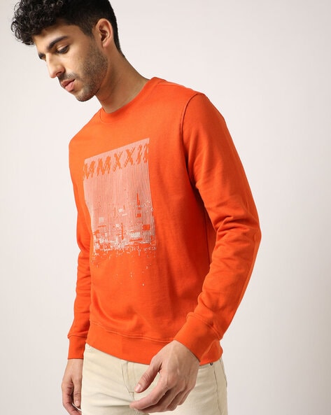 Buy Orange Sweatshirt & Hoodies for Men by Buda Jeans Co Online