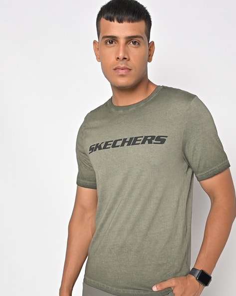 Skechers t best sale shirt womens green