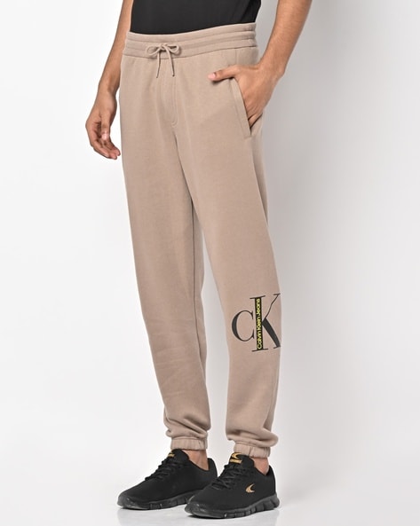 Buy Perfect Taupe Track Pants for Men by Calvin Klein Jeans Online |  