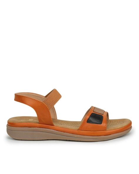 Coolers By Liberty Black Faux Leather Sandals - Buy Coolers By Liberty  Black Faux Leather Sandals Online at Best Prices in India on Snapdeal