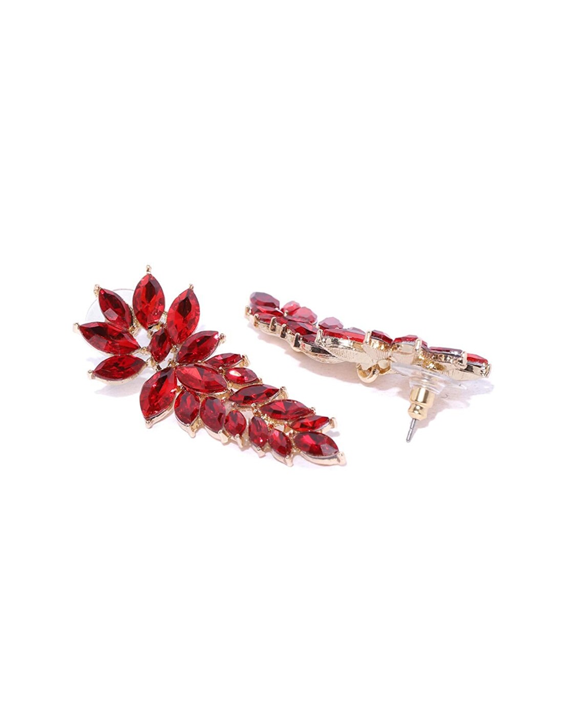 Red crystal earrings - Classiques- TF - 3695069