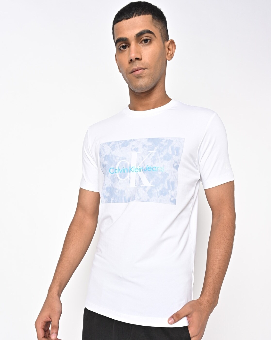 Buy White Tshirts for Men by Calvin Klein Jeans Online