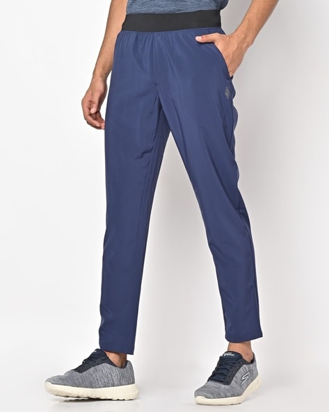 Buy Navy Blue Track Pants for Men by Skechers Online