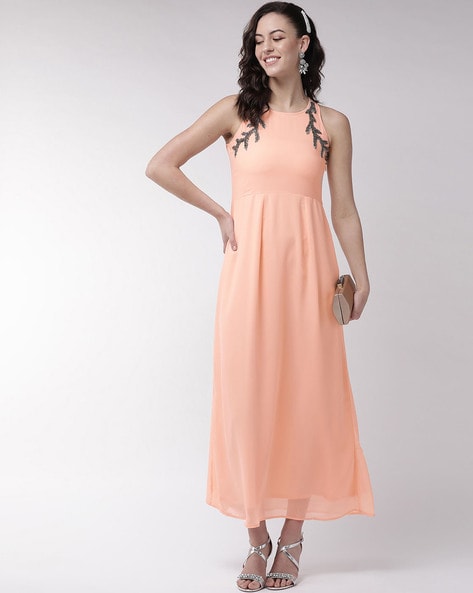 Buy Peach Dresses for Women by Mish Online