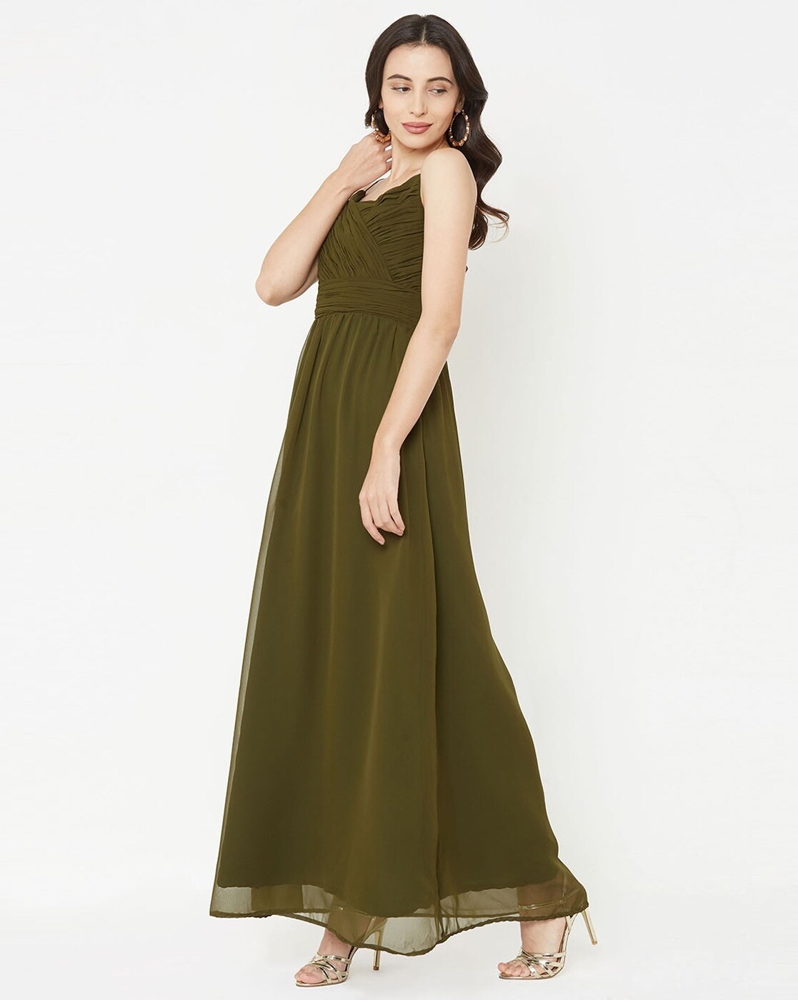 Buy Olive Dresses for Women by Mish Online 