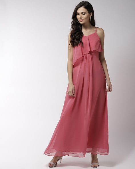 Buy Maroon Dresses for Women by Femella Online | Ajio.com