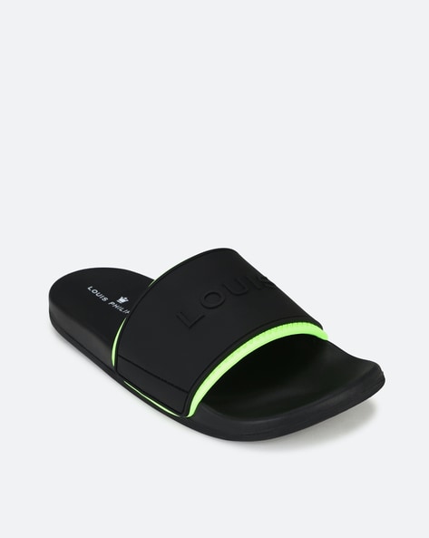 Buy Black Flip Flop Slippers for Men by LOUIS PHILIPPE Online