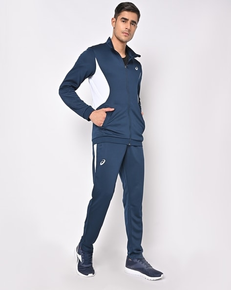 Asics store tracksuit blue