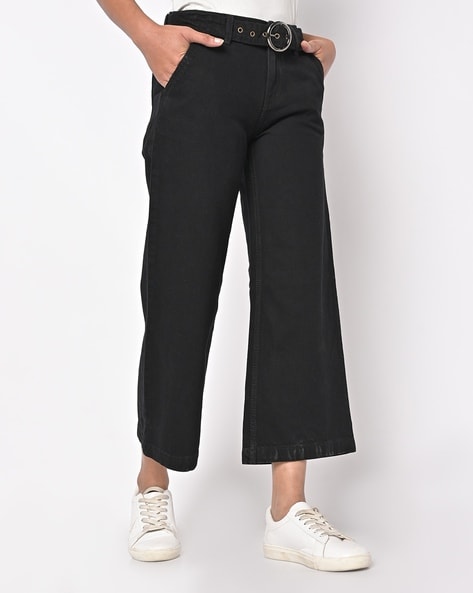 High Star Mid-Rise Flared Jeans