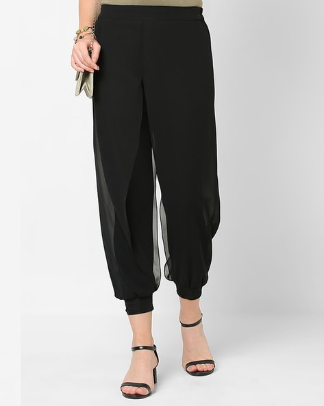 Buy Black Trousers & Pants for Women by Mish Online