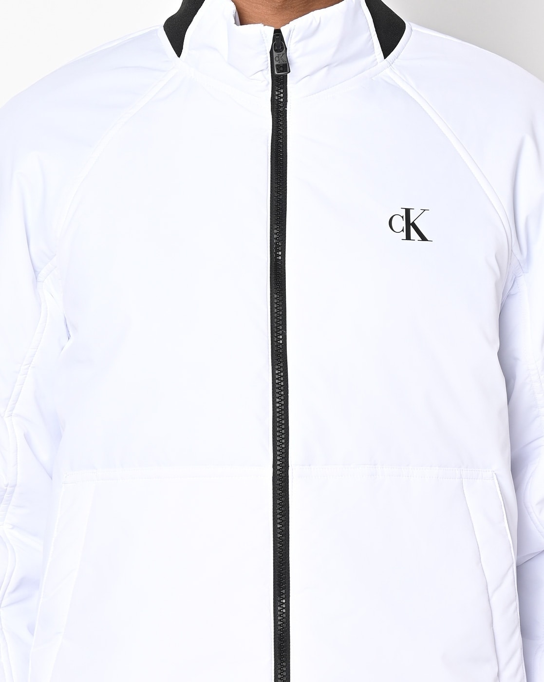 Calvin klein shop white jacket mens