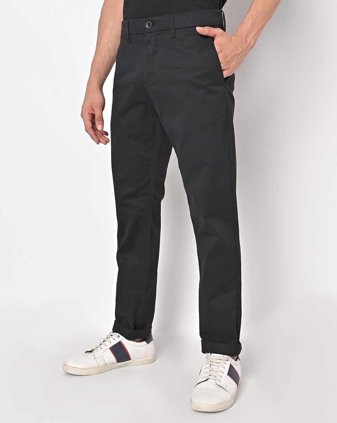 Authentic Chino Relaxed Trousers | Black | Vans
