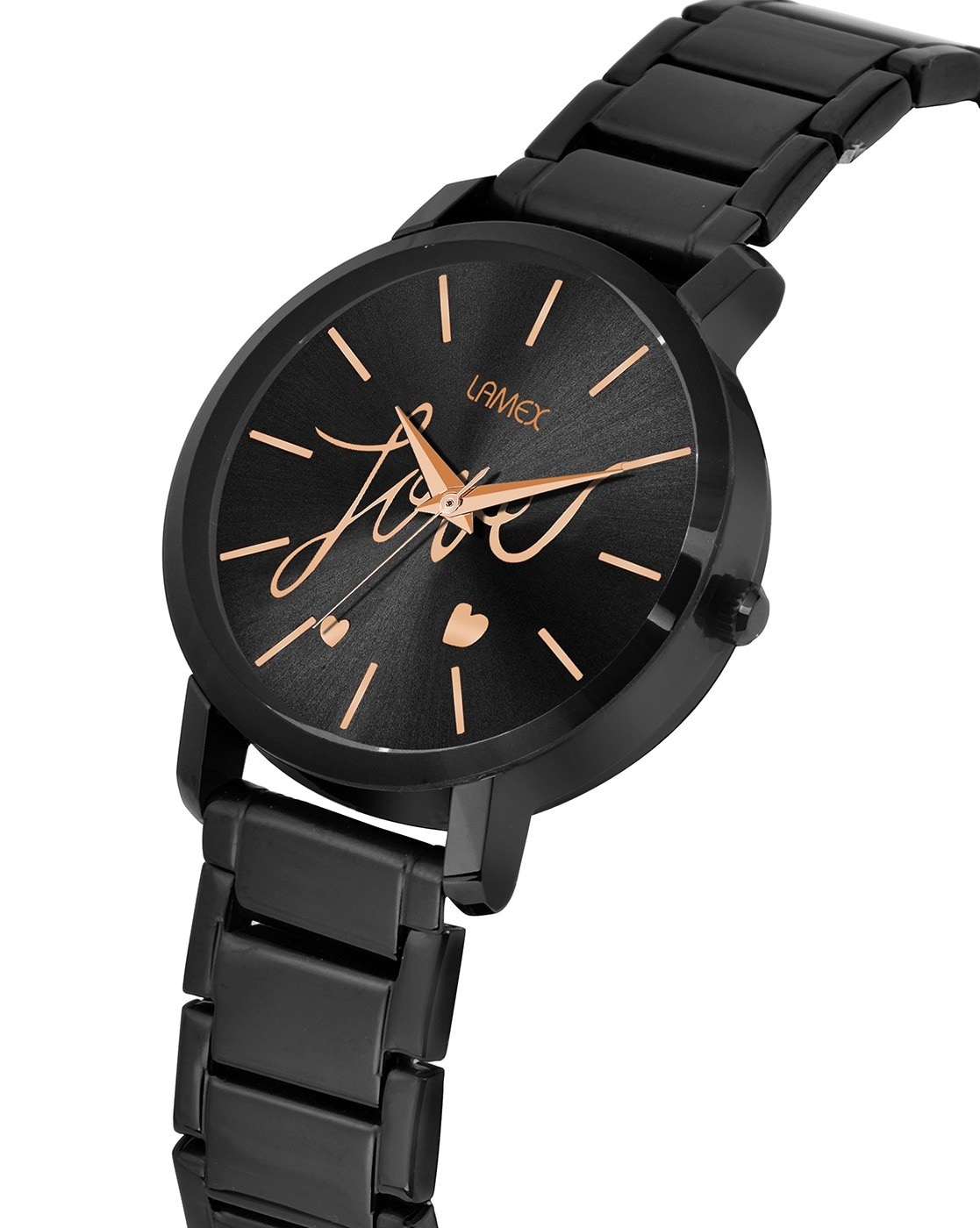 Lamex black clearance watch