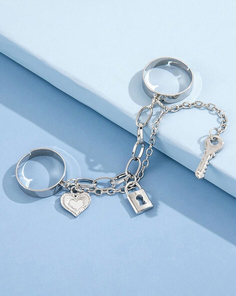 Silver Key rings online for women | Silverlinings | Hanmade