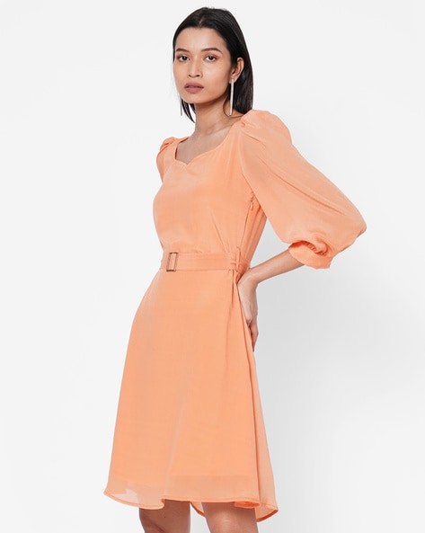 Buy Peach Dresses for Women by Mish Online