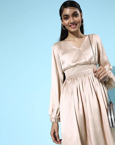 Buy Nude Dresses for Women by Mish Online | Ajio.com