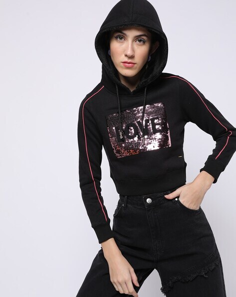 Lee cooper cut and hot sale sew oth hoodie ladies