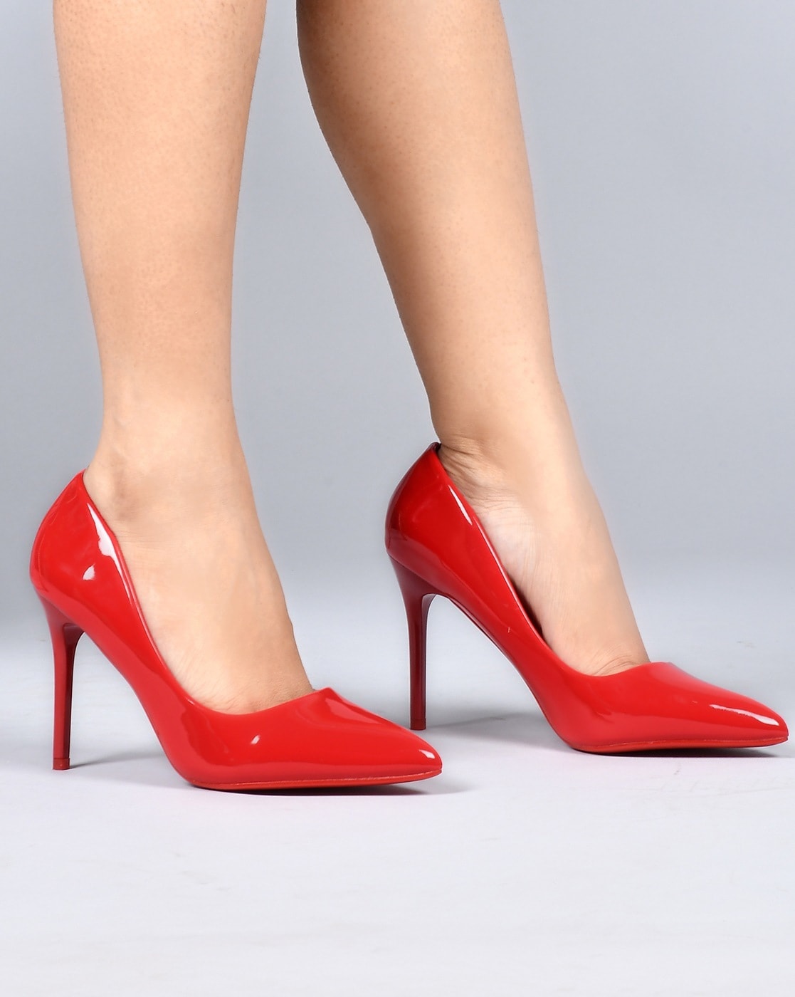 Buy Pink Madrid Pointed Toe Pump Heels by OROH Online at Aza Fashions.