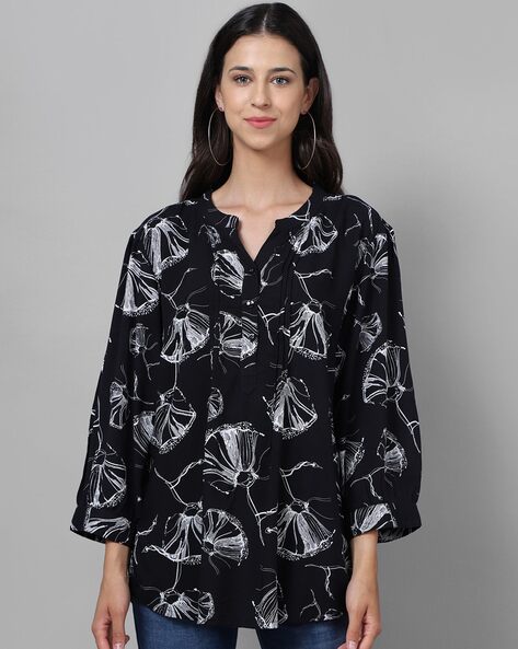 Buy Black Shirts, Tops & Tunic for Women by Cantabil Online