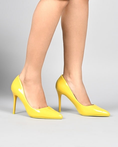 Pin Up Couture BETTIE-01 - Yellow | Crazy-Heels