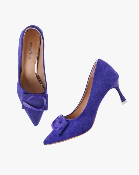 Women's Shoes Sandal Heels PREMIATA M5329 Camoscio Violet Suede Purple  Leather