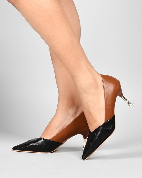 Buy Black Heeled Shoes for Women by Steppings Online 