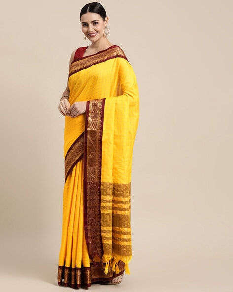 Dance Practice saree with checked design