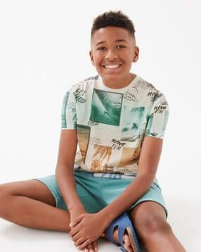 marks & spencer Printed Crew- Neck T-shirt-picture-49