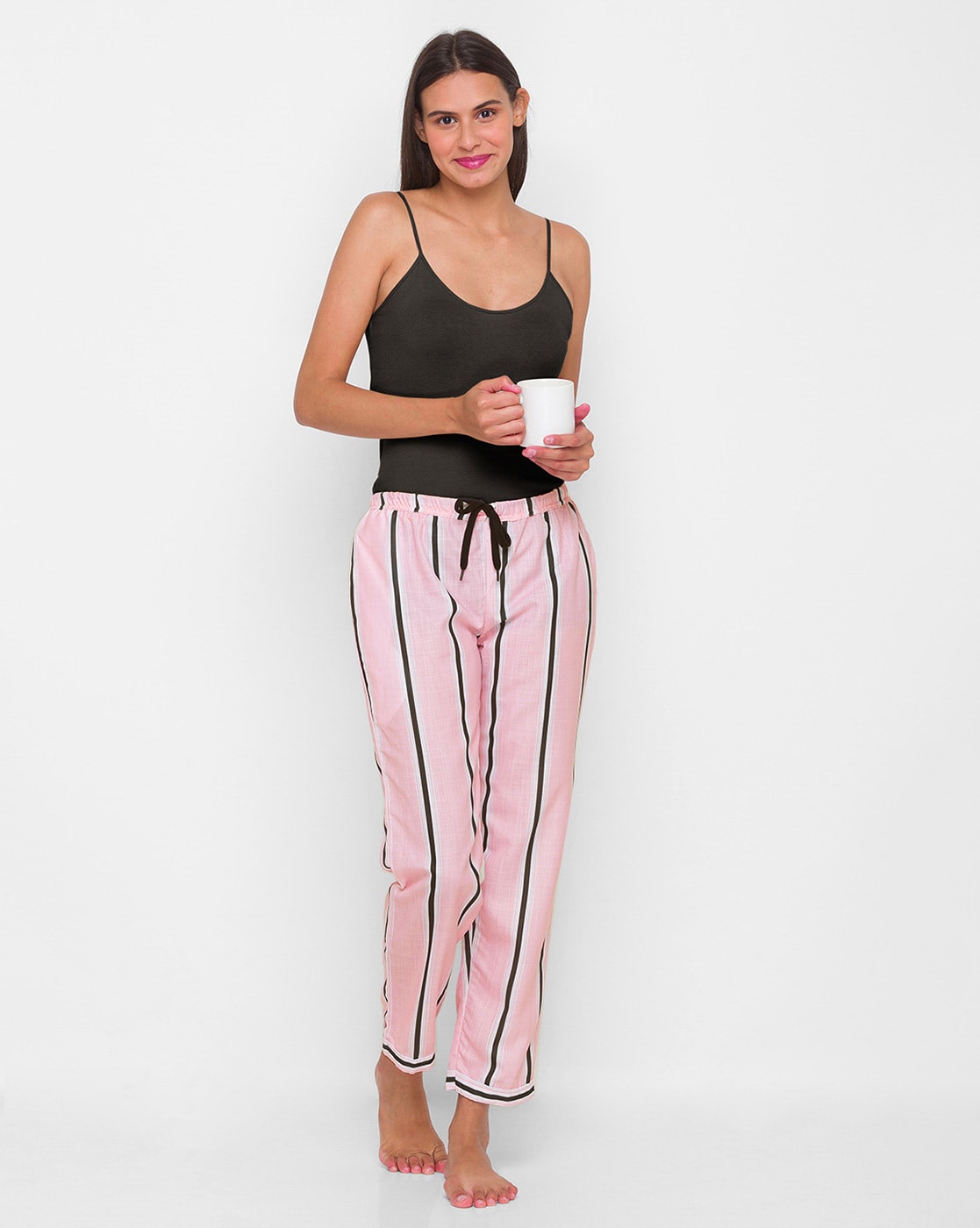 3D Monogram Stripe Accent Pajama Shorts - Women - Ready-to-Wear