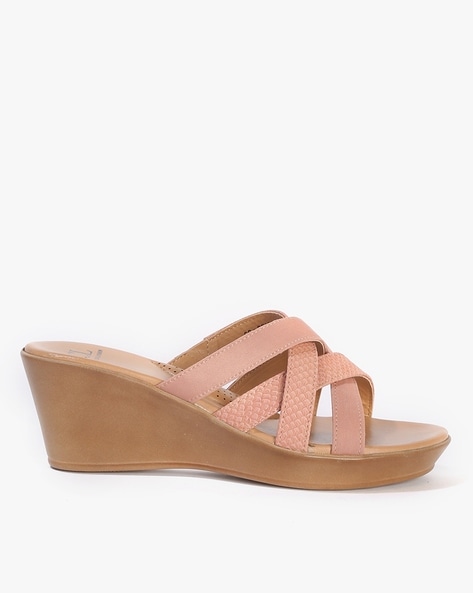 Buy Nude Heeled Sandals for Women by Carlton London Online